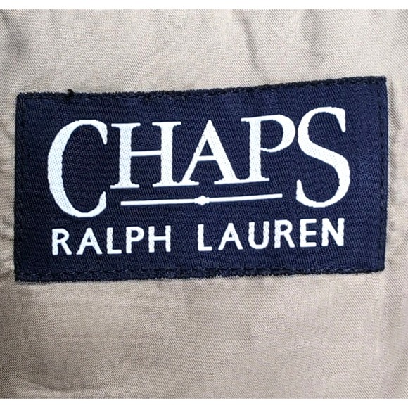 VTG Chaps Ralph Lauren Corduroy Sport Coat Mens L Brown 3 Button‎ Jacket Blazer - Picture 8 of 16